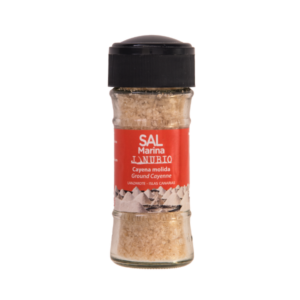 Molinillo de Sal Marina Gruesa con Cayena – 70g