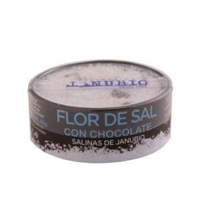Flor de Sal Marina con Chocolate – 60g (bote redondo)